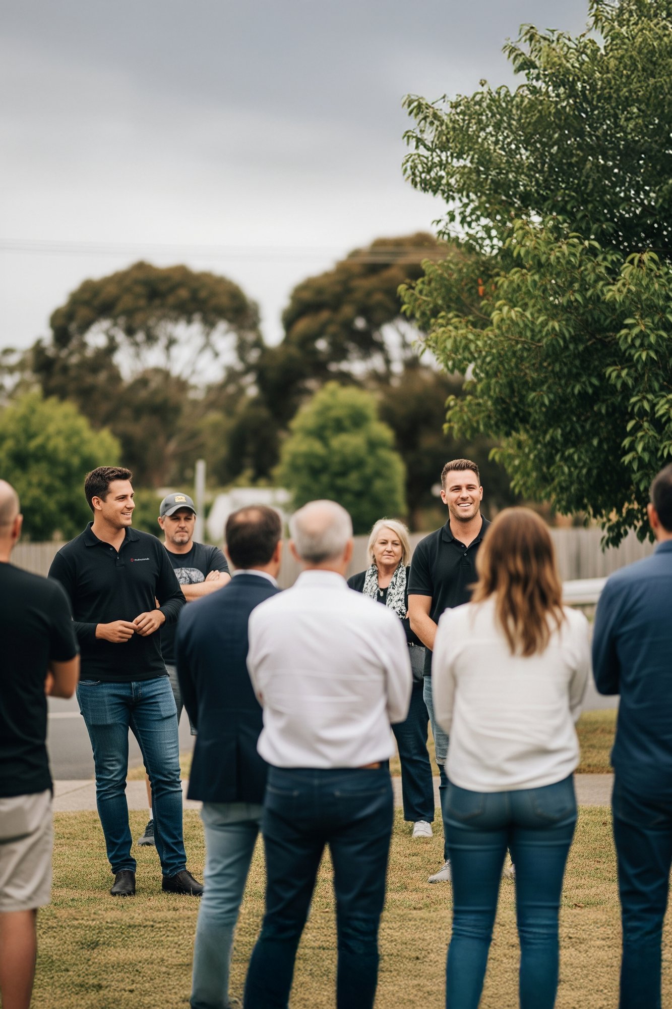 Auctioneers holding an auction 1P