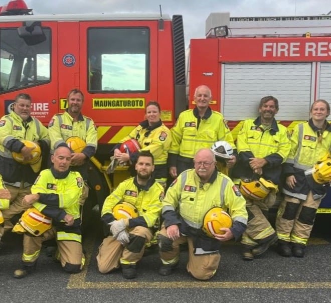 Maungaturoto firefighter team-1