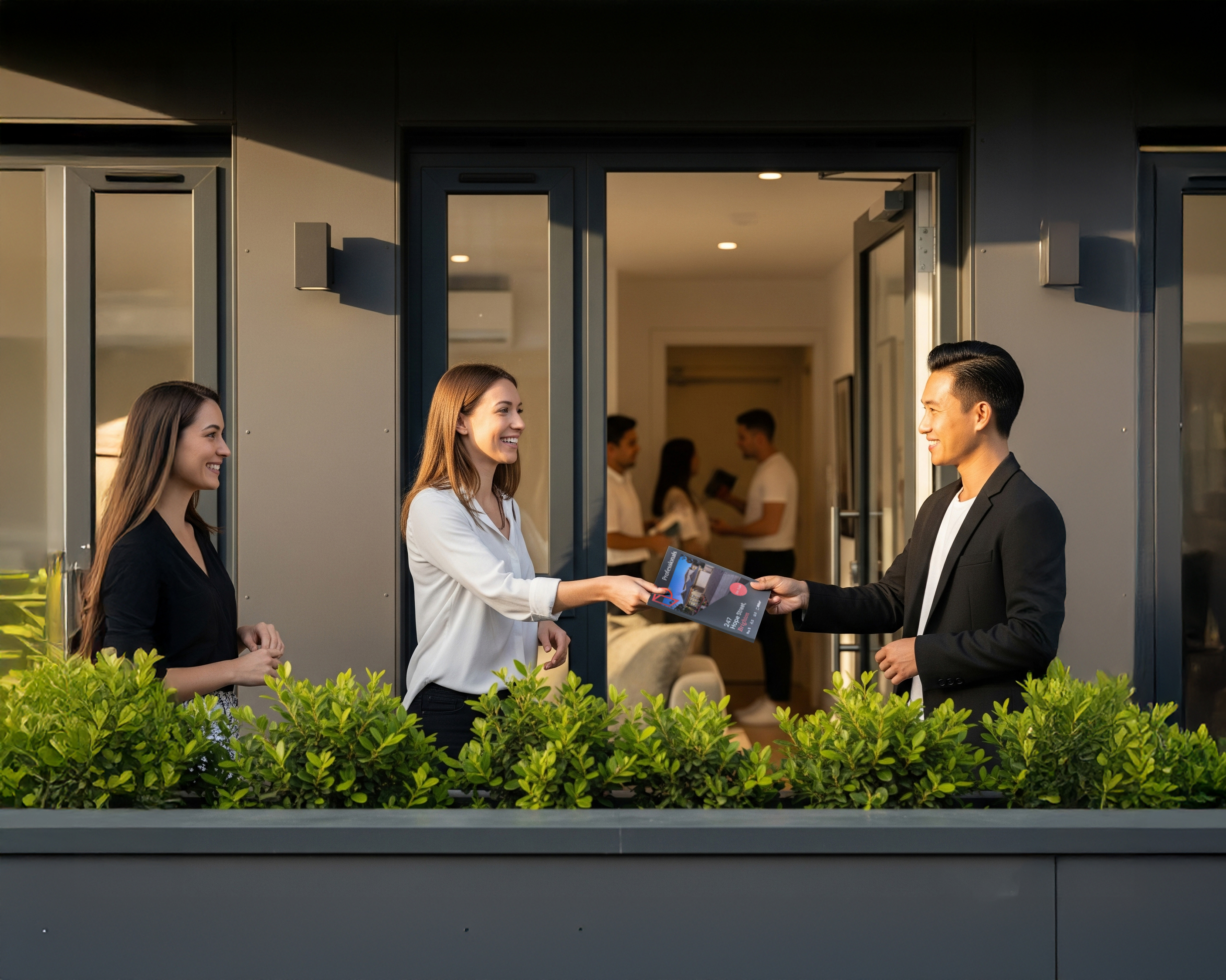 Open home brochure mockup copy